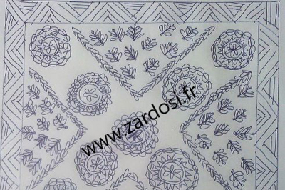 Création textile en Block Print indien